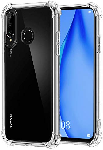 Verco Handyhülle für Huawei P40 Lite E, Anti Shock Schutzhülle für Huawei P40 Lite E Hülle Silikon [Display- & Kameraschutz] Weiche Flexible TPU Hülle, Transparent