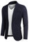 COOFANDY Herren Casual Blazer Anzugjacken Slim Fit One Button Business Sport Mäntel, 2 - Blau, XL