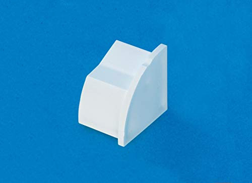 D-Line 22 x 22 TV Cable Tidy Cover Wire Hide Trunking Accessories Connector Bend (End Cap Right -10 PCS)