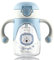 Bunnytoo Tasse d'apprentissage 6+mois,Tasse Apprentissage Bebe,Gobelet Bebe, 100% étanche, Anti-fuite | Facile à Ouvrir | Tritan et Silicone | sans BPA |280 ml-bleu