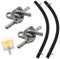 MCHNIC Filtre à essence - Robinet de carburant 6 mm - Compatible avec Moto, Quad, Dirt Bike, ATV, Kart - Style Robinet - Pièce de remplacement pour moteur 50 cc-150 cc