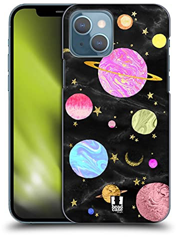 Head Case Designs Pianeti Galassia Marmorea Custodia Cover Dura per Parte Posteriore Compatibile con Apple iPhone 13