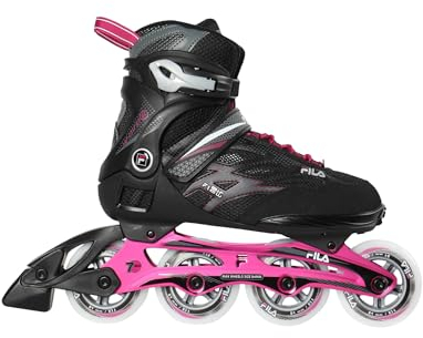 Fila Herren Wave 84 Inline Skate, Schwarz-Magenta, 39 EU