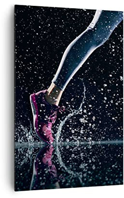 ARTTOR Bilder auf Leinwand 80x120 cm Wandbild Menschen Sport - 2900