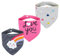 CuteOn Baby Drool Lätzchen, Unisex 3PCS Absorbierender Baumwolle Dreieck Bib mit Druckknöpfen for Boys Girls 130 Liebe Regenbogen