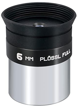 WEOOEN 6 mm Teleskop-Okular 3,2 cm, 4-Element-Plossl-Okular, vollständig beschichtet, Metallkonstruktion mit Gewinde