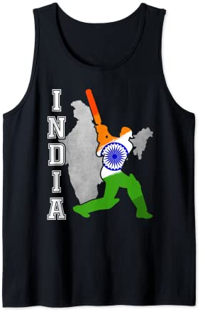Indian Cricket Jersey India Cricket Team Lover Supporter Tank Top