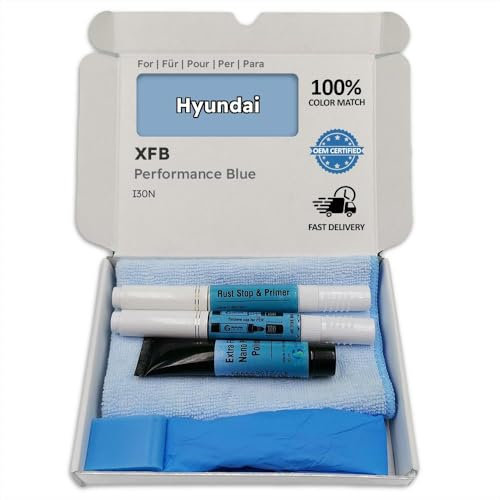 Genuine Colors Lackstift PERFORMANCE BLUE XFB für Hyundai Blau I30N