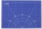 Snyderline® Schneidematte A2 = 45x60cm, 5-lagig beidseitig Bedruckt, selbstheilend, blau/schwarz, Druck in cm & inch