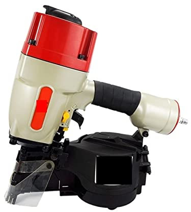 NMNMNM Clou de Cadrage Outil pneumatique Industriel MCN55 MCN70 MCN80 MCN90 Cloueuse à Bobine pneumatique Pistolet à Clous en Rouleau pour Palette