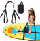 GOBUROS Paddle-Board-Tragegurt, Verstellbarer SUP-Kajak-Tragegurt mit Abnehmbarer Aufbewahrungstasche und Metallbeschlägen für Paddle-Boards, Surfbretter, Longboards, Kanus und Kajaks