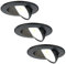 Ledvion - 3X LED Einbaustrahler, Schwarz, Dimmbar, 5W, IP65, CCT, COB, Ø75mm, 5 Jahre Garantie