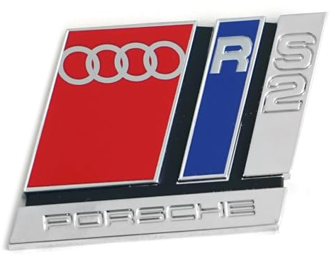 Audi 8A0853735A2ZZ Schriftzug RS2 Heckklappe Logo Emblem Plakette, selbstklebend
