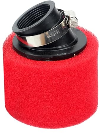 CGEAMDY Filtro Aria Moto, Filtro Dell'aria Doppia Schiuma Spugna Sostituzione, Filtro Aria Di Aspirazione a Morsetto Sport Dirt Atv Per La Maggior Parte Moto Scooter Motore Motorizzato(45mm)