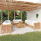 DYRJDJWIDHW bodensofa,palettenmöbel,gartenmöbel Rattan wetterfest,9-TLG. Garten-Lounge-Set mit Kissen Massivholz TeakGeeignet für Garten, Swimmingpool, Wohnzimmer, Terrasse