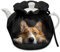 Poceacles Corgi Dog Tea Cosy for Teapot Tea Pot Dust Cover Keep Warm Breakfast Pot Protector Cover Washable Kettle Cover for Teapot Coffee Pot for Hotel Tea Party Restaurant, Black
