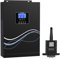 novopal Inversor de corriente solar híbrido de 5500 W, 48 V CC a 220 V/230 V CA, con WiFi Moudle + regulador solar MPPT de 100 A máx. entrada PV 500 V, funciona con baterías de plomo y litio de 48 V