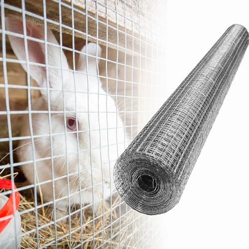 Malla Ganadera, Malla Conejera, Valla Metalica Fina Exterior, Mallas para Gallinero, Alambre Tejido de Malla - Acero Inoxidable 304, Red de Apoyo para Barbacoa al Aire Libre (Tamaño : 0.5mx1m, Color