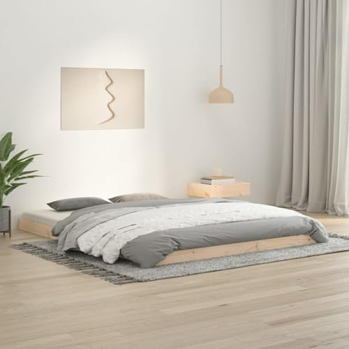 Bulliing Massivholzbett Bettgestell Bed Frame Bett Mit Bettkasten Hausbett Bett Massivholz 150x200 cm Kiefer