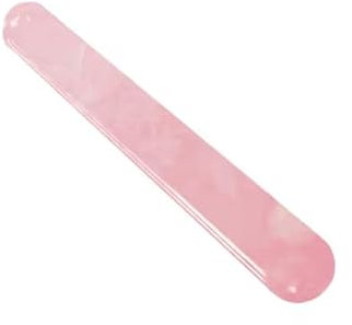 1 baguette Yoni en quartz rose - Baguette blanche en obsidienne - Pierre naturelle - Exercice de Kegel - Quartz rose - 110 x 20 mm