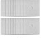 Belüftungsfilter 135x135mm, Staubfilter für Maico-Lüftungssysteme, für HVAC-, AC und Heizungsgitter