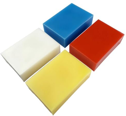 4 Piece Snowboard And Ski Wax Kit, All-Temperature Maintenance Wax, 2.5 Oz Blocks, -22°F To 68°F