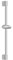Auralum Barre de Douche 65 cm en Acier Inoxydable, Colonne de Douche avec Support Pommeau de Douche Rotation à 360° pour S'adapter aux Trous de Perçage Existants (Chromé)