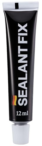 SEALANT FIX - 3er Pack extra starker Bad-Kleber 12ml, weiß [fünfte Generation] mit Schraubverschluss - Befestigung ohne Bohren von Badzubehör, Bad Accessoires und kleine Badezimmer-Möbel