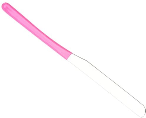 Zerodeko Edelstahl Make-up Spatel mit Langem Griff Foundation Mischwerkzeug Kosmetikspatel für Lidschatten und Nagellack