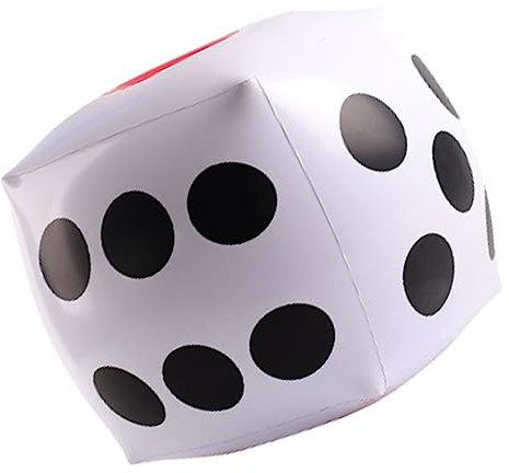 POENVFPO Dados Inflables Gigantes Divertidos Inflables Gigantes para Fiestas en la Piscina de Juegos Amplios para Interiores y Exteriores para Niños y Adultos, Material de PVC