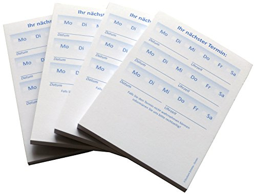 10 x Terminblöcke Terminblock Nr.2 -Terminzettel Termine - Praxis Studio Ärzte Frisör, Maniküre (22678_39K)