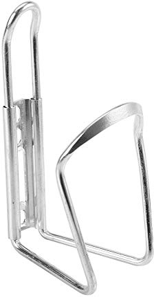 Fahrrad Flaschenhalter Aluminium Flaschenhalter für Radfahren Camping Wandern Fahrrad Trinkflasche(Silber)