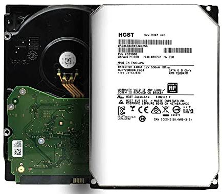 HGST HUH728080ALE604 Ultrastar He8 (Helium Platform) 8TB 7200RPM 128MB Cache SATA 6.0Gb/s 3.5inch Internal Enterprise Hard Drive - 0F23668 (Renewed)