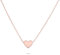 Nuoli® Kette Damen Rosegold 925 Sterling Silber (45 cm) Kette mit Herz