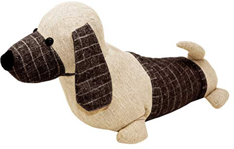 Lashuma Türstopper Hund Beige, Deko Türhalter für Wohnzimmer - Balkon, Türpuffer Höhe: 23 cm