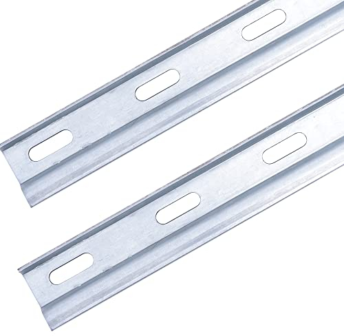 2x sossai® Dexo Aufhänge-Schiene/Montageschiene | Länge: 100 cm | kürzbar | Wandhalter, Schrankträger, Schrankhalter für Küchen-Hängeschränke