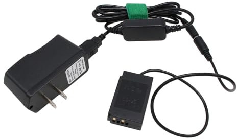 HangTon Adaptateur secteur vers batterie factice EN-EL20 EP-5C pour appareil photo Nikon 1J3 Coolpix P1000