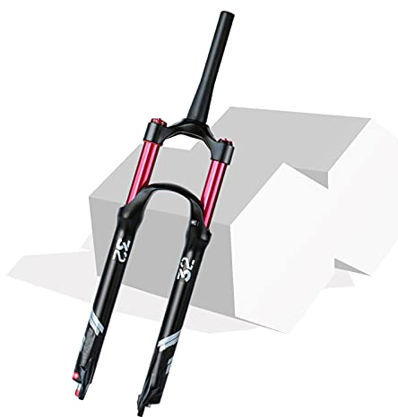140mm Federweg Magnesiumlegierung Fahrrad Federung Vorne Gabel,26/27,5/29 Zoll MTB Luft-Federgabel Rebound Adjust (Color : Tapered Manual Lock, Size : 29inch)