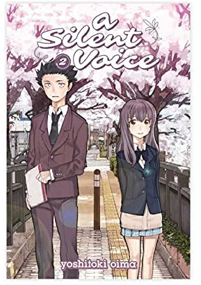 Anime-Poster A Silent Voice 26, Leinwand, Wandkunst, Deko, Bild, Gemälde für Wohnzimmer, Schlafzimmer, Dekoration, 30 x 45 cm, ohne Rahmen: