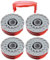 Bobine de fil pour Flymo FLY021 Coupe Bordure débroussailleuse Bobine de fil Rechange pour Flymo, Contour 500 XT, Power Trim 500 XT, Mini Trim Contour XT, Mini Trim Auto ST/XT/Plus XT (4 + 1pcs)