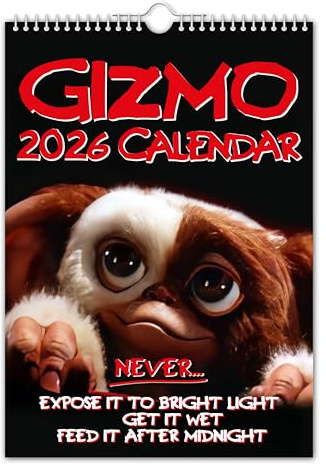Gizmo - Wandkalender 2023 // Nostalgisch / Witzig / Weihnachten / Geburtstag / Geschenkidee / Geschenk / Neuheit / Humor / Wichteln / Jahresplaner / Bürogeschenk