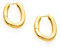 C.Paravano Ohrringe Gold Creolen Klein für Damen | Goldene Ohrringe Damen Klein | Hypoallergen Creolen Gold