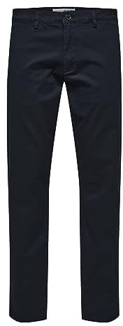 SELECTED HOMME Chino Herren, Dark Sapphire, 38W / 34L