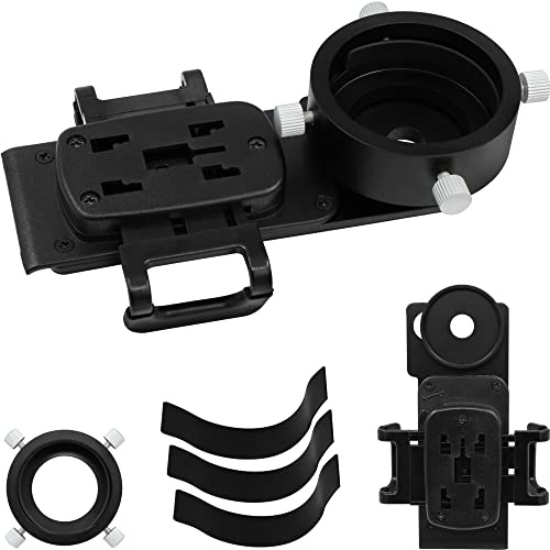 Tydeux Smartphone iPhone Adapter with T2 Thread and Eyepiece Adapter 44-52mm - for Photography with telescopes and Spotting Scope or Binoculars