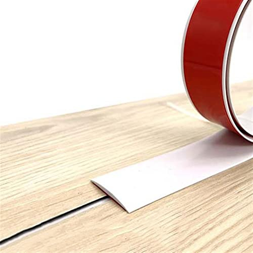 1M Übergangsprofil Selbstklebend, Holzmaserung Übergangsleiste Teppichkantenleiste, Laminatboden-Schwellen-Übergangsstreifen, Bodenprofil Schiene Laminat Übergangsleiste selbstklebend Übergangsprofil
