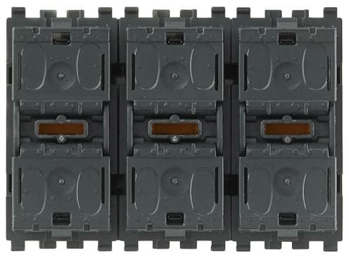 VIMAR EIKON TRE PULSANTI BASCULANTI R20541