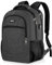 BIKROD Rucksack Herren, Schulrucksack Jungen Teenager, 17.3 Zoll Laptop Arbeit Daypack mit USB-Ladeanschluss für Business Wandern Reisen Camping Schulranzen, Schwarz