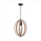 Paco Home Suspension Déco Salon Luminaire Salle À Manger Lampe Chambre À Coucher Abat-Jour Bois E27, Type de lampe:Lampe à suspension - Type 1, Couleur:Bois