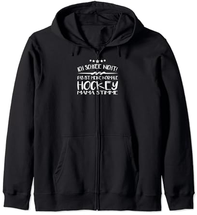 Mama Stimme Eishockey HOCKEY Kapuzenjacke