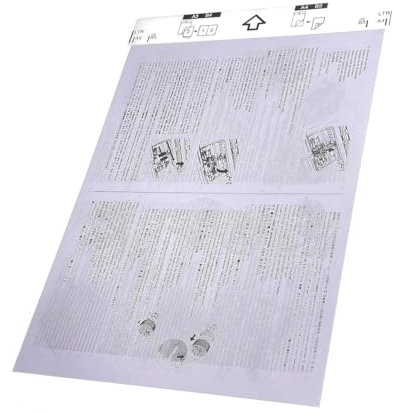 TasLin CS-A3301 Trägerblätter, kompatibel mit Brother A4-Scanner, A3, B4-Blatt, schützt zerbrechliches Papier und Dokumente in A3-Größe durch Falten